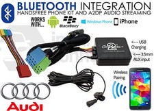Kit auto Bluetooth Audi A2 A3 A4 A6 A8 TT adattatore streaming musica chiamate in vivavoce