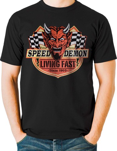 Shirt rockabilly speed demon - t-shirt,