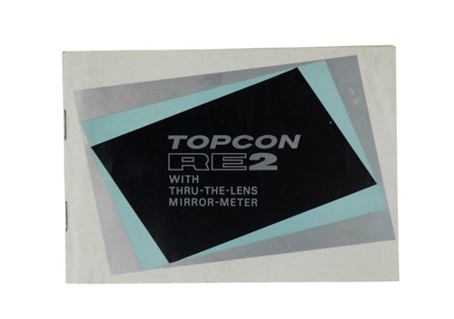 Topcon re2 instruction manual - re2,