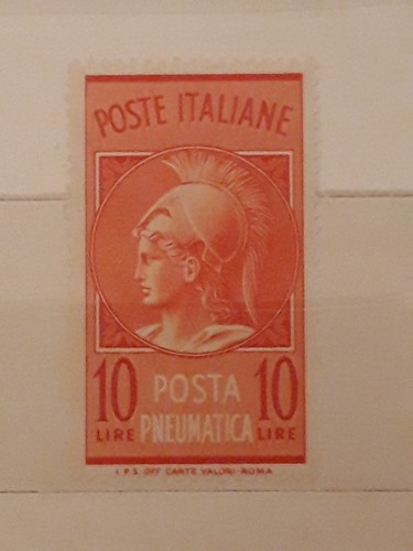 Francobollo posta pneumatica - posta,