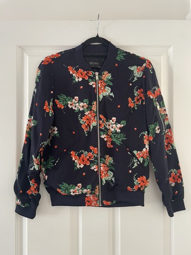 Giacca bomber zara blu - zara,