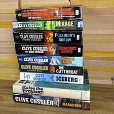 Lot Of 9 Clive Cussler 2