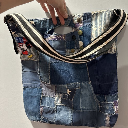 Borsa jeans vintage fatta - , a
