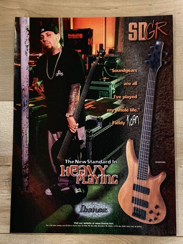 Ibanez poster fieldy - ibanez, korn