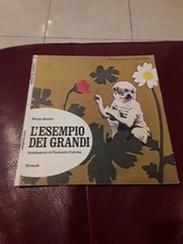  LIBRO L'ESEMPIO DEI GRANDI DI BRUNO MUNTARI  EINAUDI COLLANA TANTI BAMBINI 1974