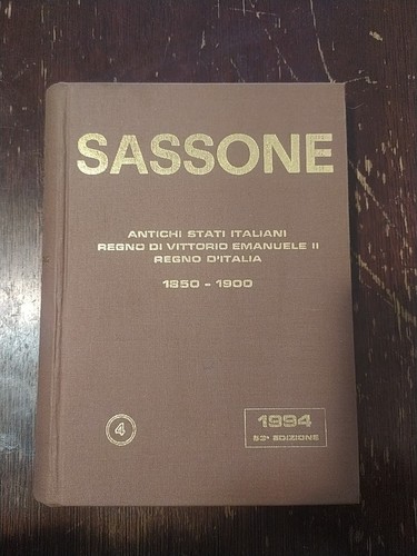 Catalogo sassone 1994 antichi - catalogo,