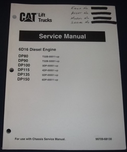 Cat caterpillar dp80 dp90 - caterpillar,