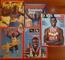CARL LEWIS LOTTO RIVISTE AMERICANE: LOOK TIME NEWSWEEK SPORT ILLUSTRATED ETC.