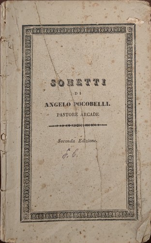 Sonetti angelo pocobelli - sonetti,