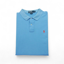 Polo uomo Ralph Lauren polo a maniche corte taglia XL blu chiaro #QWE1813