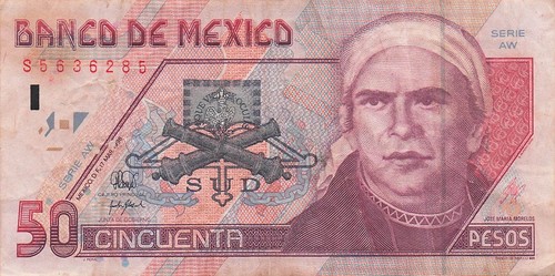 Messico pesos 3 1998 - 50,