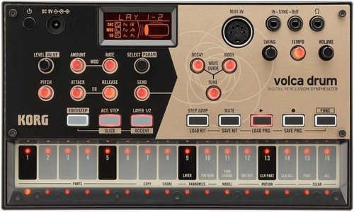 Korg drum machine blue - drum,