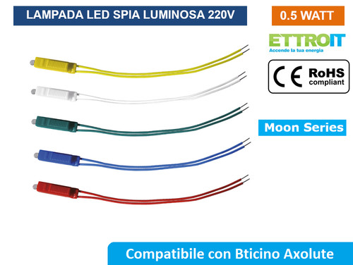 Lampada spia led 230v - spia,