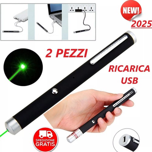 Puntatore laser verde - x2,