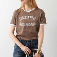 T-shirt CELINE marrone/ecru