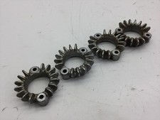 N.4 FLANGIE COLLETTORE SCARICO MARMITTA HONDA CB 400 FOUR 408 1977