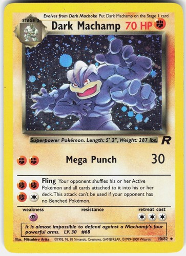 Pokemon dark machamp 82 - pokemon,