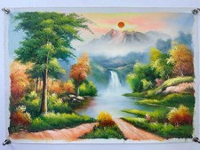 Paesaggio cinese su tela