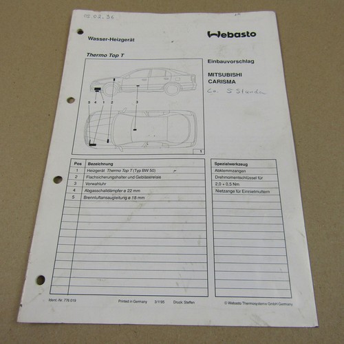 Webasto thermo top - webasto, t