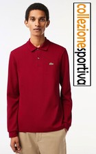 POLO LACOSTE MANICA LUNGA L.13.12-00-476 BORDEAUX CLASSIC FIT