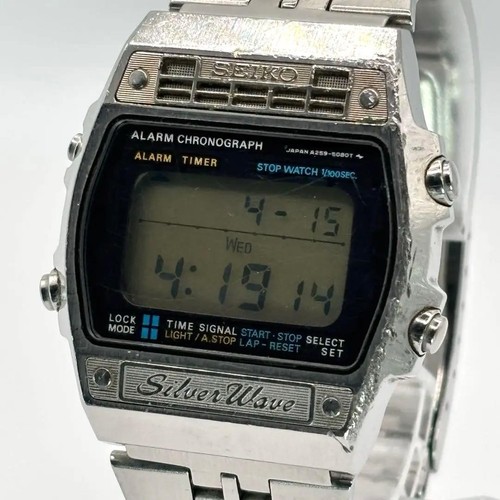Seiko silver wave a259 - wave, a259-5090