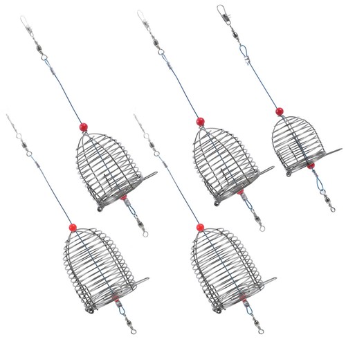 5pz gabbia esche pesca - gabbia, in