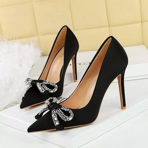 Decolte nere eleganti tacco - decolte,