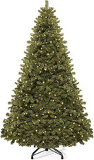 Albero Di Natale Artificiale 182 Cm Con 250 Luci LED, Ca. 880 Punte, Albero Di N