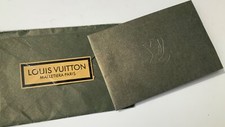 Louis Vuitton busta e cartoncino vintage originali
