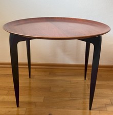 ❗Fritz Hansen &Willumsen vassoio teak tavolo vassoio BLACK LEGS teak danese vintage❗