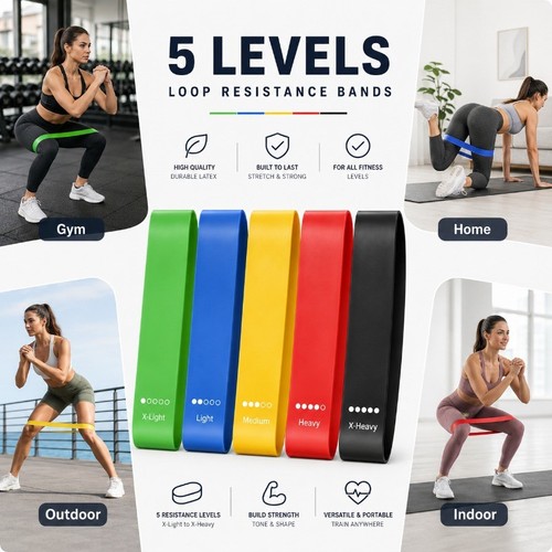 Fasce resistenza loop set 5 - di,
