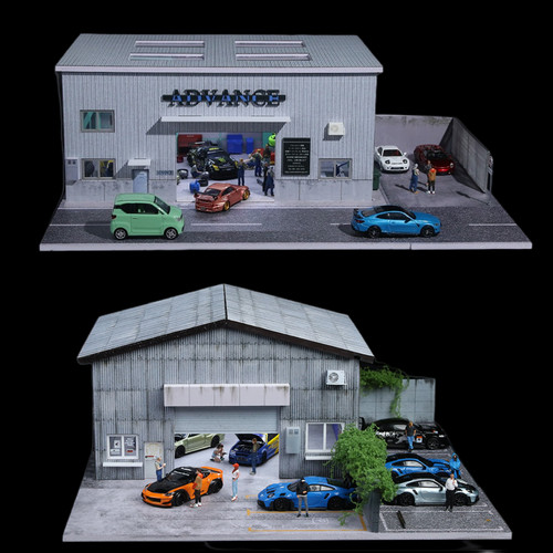 Diorama modellino auto - diorama, 1:64