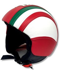 Casco vintage in ecopelle