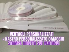 100 ventagli matrimonio personalizzati #matrimonioincalabria SEGNAPOSTO + OMAGGI