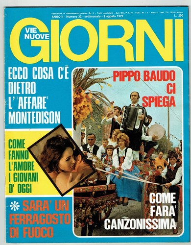 Vie nuove 1972 - 1972/32=pippo, baudo