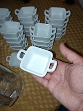 Lotto Contenitori Porcellana Bianca Catering Ristorazione Bar Sushi B&B