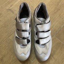 Scarpe bici corsa Gaerne strada ciclo Shoes 47 argento made in Italy