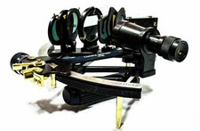 Sestante Nautico 1712 Attrezzatura Navigazione Vintage Antico Sestante Alluminio