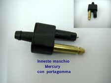 INNESTO ATTACCO CARBURANTE MERCURY CON PORTAGOMMA BARCA, GOMMONE TENDER