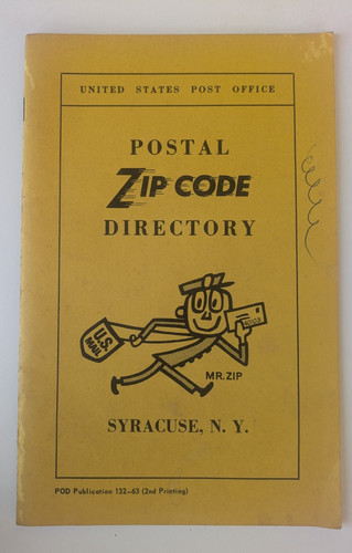 1963 syracuse postal zip - syracuse,