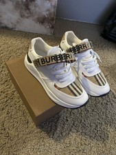 Sneakers basse bianche Burberry Ronnie taglia 43/10