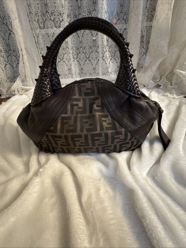 Borsa spia fendi zucca pelle - fendi,