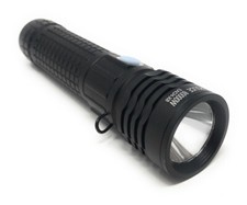 Torcia led cob tattica ricaricabile pila con asta flessibile lampada emergenza 