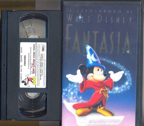 Vhs fantasia walt disney - vhs., fantasia.