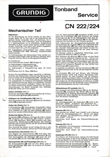 Manuale servizio per - di,