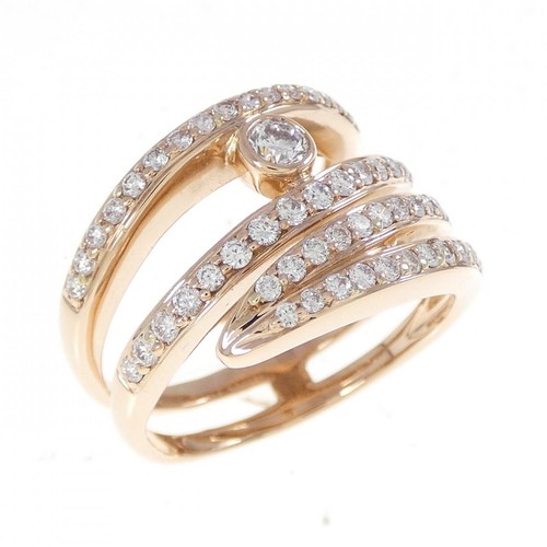 Autentico anello con diamanti