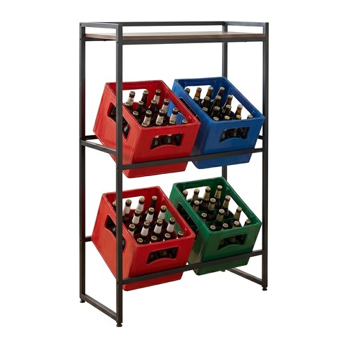Scaffale per casse - , e