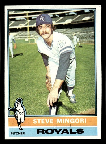 1976 topps 541 steve mingori - topps,