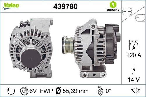 Alternatore valeo 439780 alfa - alternatore,