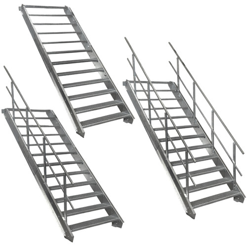 Scala acciaio gradini - 12,